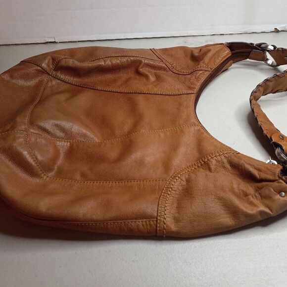 Fossil Leather Shoulder bag Cottagecore Grandmacore Granny chic - Picture 1 of 8
